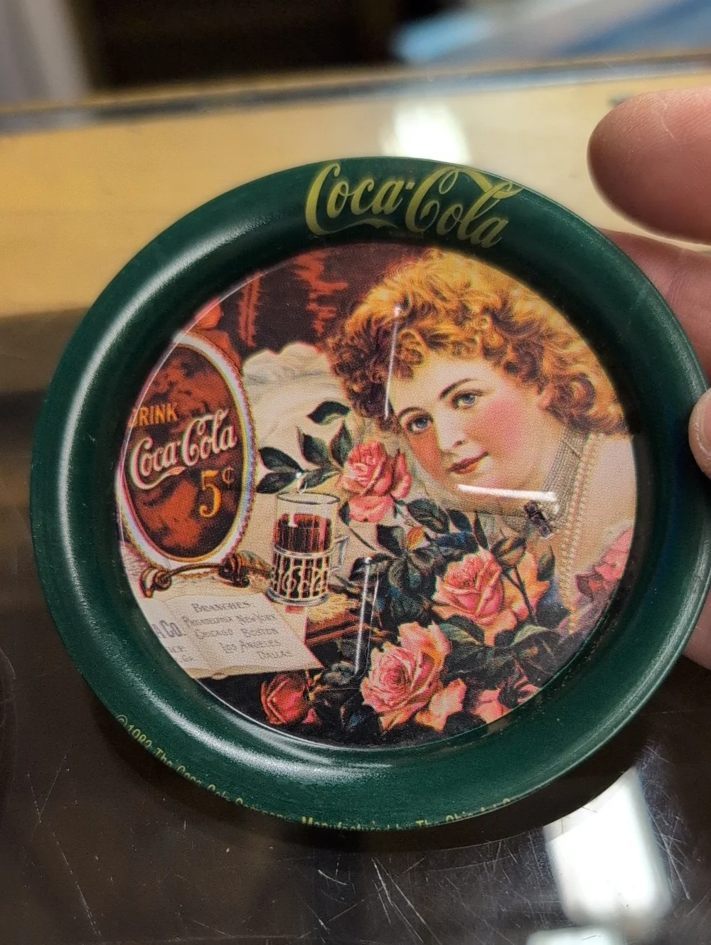Coca Cola Coaster Set Of 6 Reproduction 1983